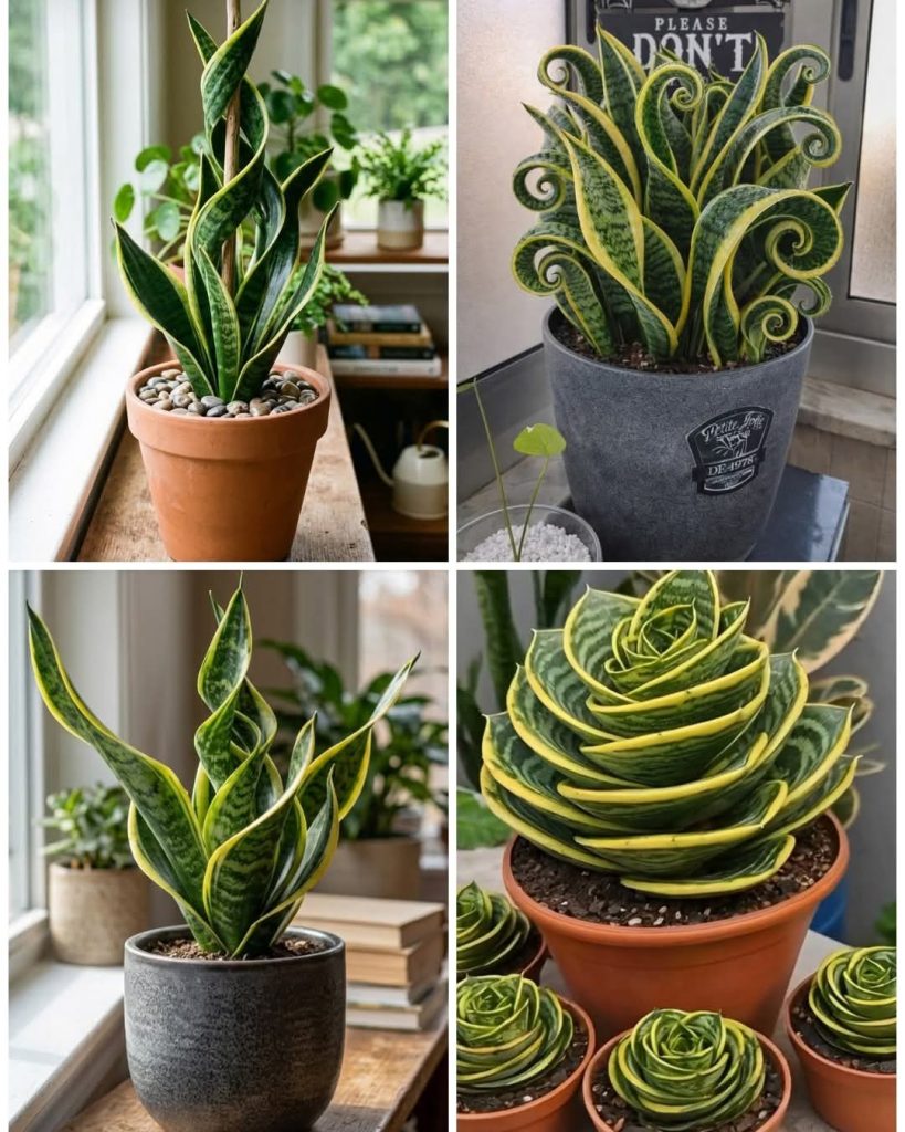 How to Make a Snake Plant Grow in a Spiral or Circle Shape – All Recipes